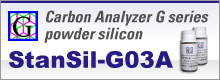 Carbon Analyzer G series powder silicon StanSil-G03A